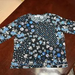 LEONARD SPORT 花柄 七分袖カットソー 44 ブラック 総柄 - メルカリ