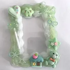 黄緑ホイップデコ　硬質カードケース