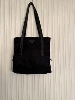 美品●PRADA プラダ●三角ロゴプレート●ポコノ ナイロン カーフ レザー