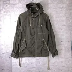 CIAO PANIC 古着 チンストラップ フード付 比翼ミリタリージャケットのサムネイル