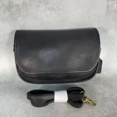 ✨美品✨オールドコーチ　ショルダーバッグ　2way レザー　ブラック　USA製