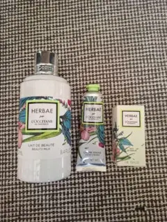 Herbae par L'Occitane ボディミルクセット