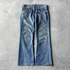 00s USA製 TRUE RELIGION JOEY フレアデニムパンツ 29