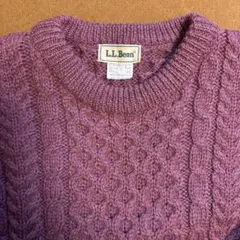 LLBean エルエルビーン アランフィッシャーマンニット Mサイズ　人気商品のサムネイル