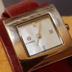 fossil フォッシル レディース腕時計 革ベルトのサムネイル