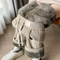 【極暖＆おしゃれ】裏ボア コーデュロイ ワイドパンツ