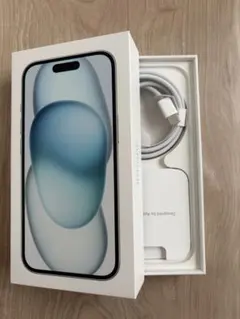 iPhone 15 ボックス 充電ケーブル付き