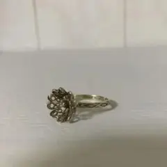 美品 スピックアンドスパン インポート リング 指輪 SV925 透かし編み