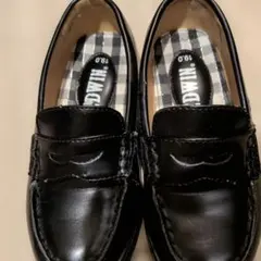 EDWIN ブラック ローファー　19cm