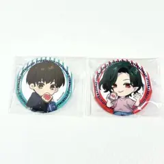 ババンババンバンバンパイア まるくじ 缶バッジ 立野李仁 森蘭丸 2点