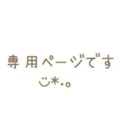 専用ページです◡̈*.。