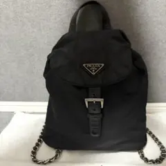 PRADA ナイロン チェーン リュック バックパック ヴィンテージ - メルカリ