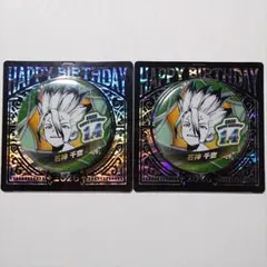 Dr.STONE　石神千空　バースデイ缶バッジ　2個