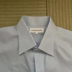 ユニクロ DRY NON IRON SHIRT 水色 L ノンアイロン