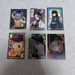 鬼滅の刃 ホログラムカード キャラクターシール6枚セット