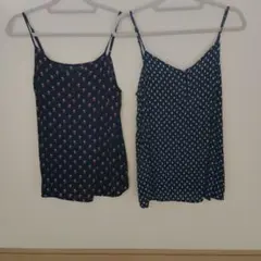 GAP キャミソール 2枚セット 花柄 ドット柄のサムネイル