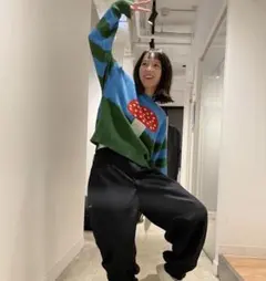 ZARA　ザラ　キノコセーター　清野菜名様着用