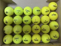 ゴルフボール 24個セット（HONMA／タイトリスト／ブリヂストン）　※中古