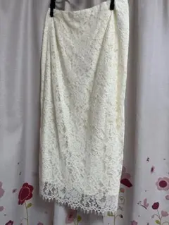 nano universe タイトスカート　レース