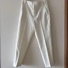 【GALLARDAGALANTE】センタープレス パンツ スラックス 白 S