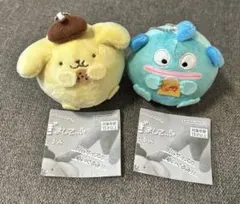 サンリオ　たべすぎまして… ぬいぐるみ　ハンギョドン ポムポムプリン　ガチャ