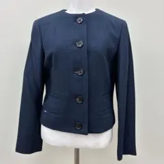 Mademoiselle NON NON PAPASノーカラージャケット