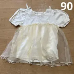 バースデイ　テータテート　Tシャツ　T フリルTシャツ　90