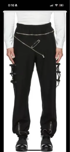 SoloIst music staff strapped ソロイスト パンツ 黒 063ce59154aa9b8c37f73fb6bb5dc5