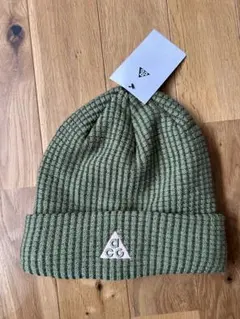 新品未使用　タグあり　NIKE ACG ビーニー　グリーン