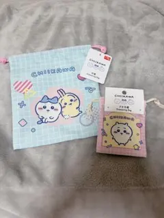 ちいかわ 巾着 ハチワレ うさぎ モモンガ