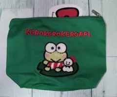 けろけろけろっぴ サガラ刺繍ポーチ 3COINS