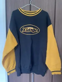 XLARGE エクストララージ　メンズ　トレーナー　バイカラースウェット　L