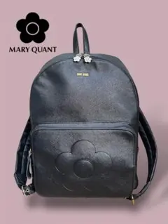 MARY QUANT デイジー エンボス サフィアーノ リュック バック