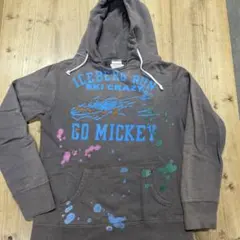 デニムダンガリー　ミッキーコラボパーカー