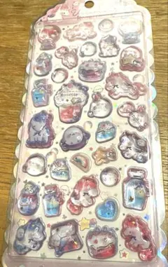 ボンボンドロップシール ぷっくりシール ユニコーン シマエナガ