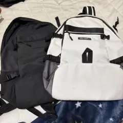 niko and ... リュック・バックパック ブラック・ホワイトセット