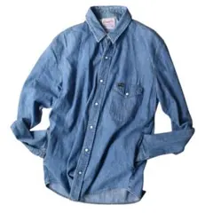【フォロー割適用】80s前期　Wrangler デニムウエスタンシャツUSA製