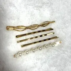 ゴールドヘアピン・パール