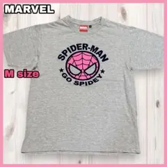 マーベル MARVEL スパイダーマン プリント Tシャツ カットソー グレーのサムネイル
