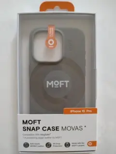 iPhone 15Pro対応 MOVAS™レザーケース（トープ）