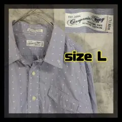 【美品】Ciaopanic Typy　チャオパニックティピー　シャツ　ブルー　L
