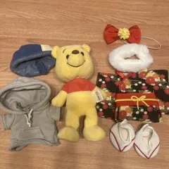 ぬいもーず　プーさん　着せ替えセット