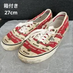 箱付きSupreme × Vans × Campbell’s Soup 27cm