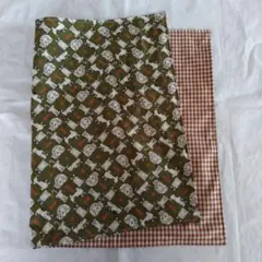 【40×60サイズ】給食ナフキン　リバーシブルランチョンマット　No.103