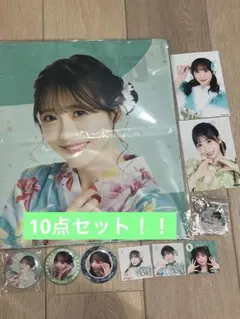櫻井優衣 手ぬぐい 缶バッジ FRUITSZIPPER