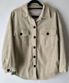 中綿入り コーデュロイジャケット シャツジャケット