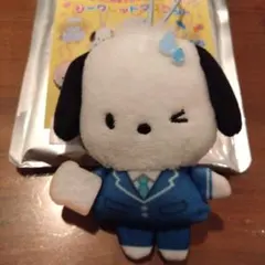 サンリオ　スクールコレクション　シークレットマスコット　ポチャッコ 食パン 制服