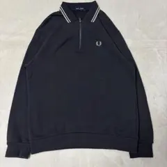 BEAUTY&YOUTH別注フレッドペリーツインティップ ジップアップ シャツL