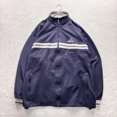 アディダス/XL/紺/トラックジャケット/ロゴ/フルジップ/長袖/春秋/スポーツ
