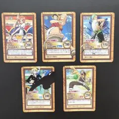 美品】ワンピース カードダス ハイパーバトル めざせ海賊王 プロモ5枚